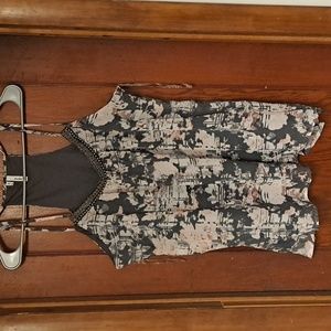 Abstract Floral Tank
